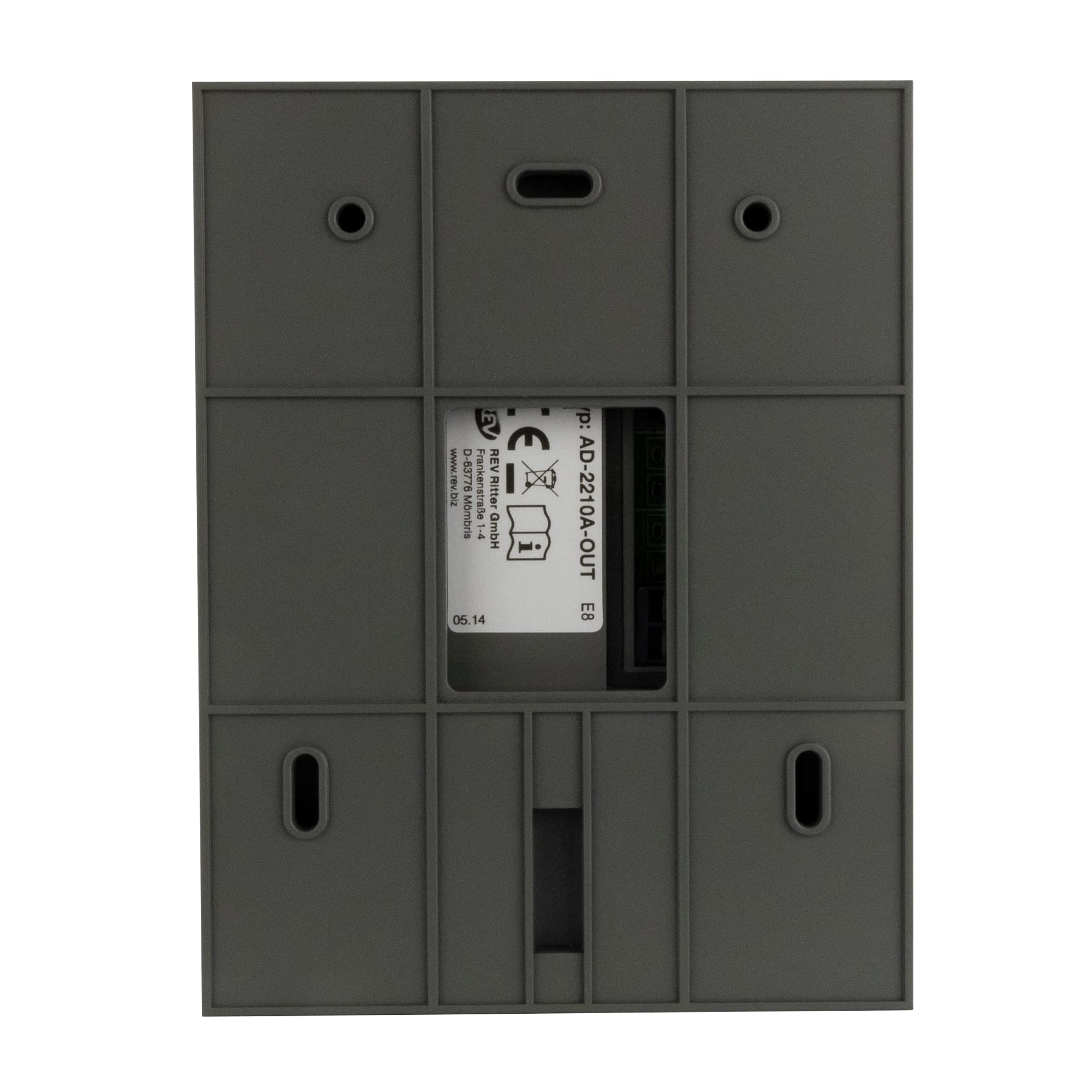 REV 3003108 80210703 Quattroline, domofon z otwieraczem drzwi, zasilacz 230 V AC, 3 dzwonki, srebrny,