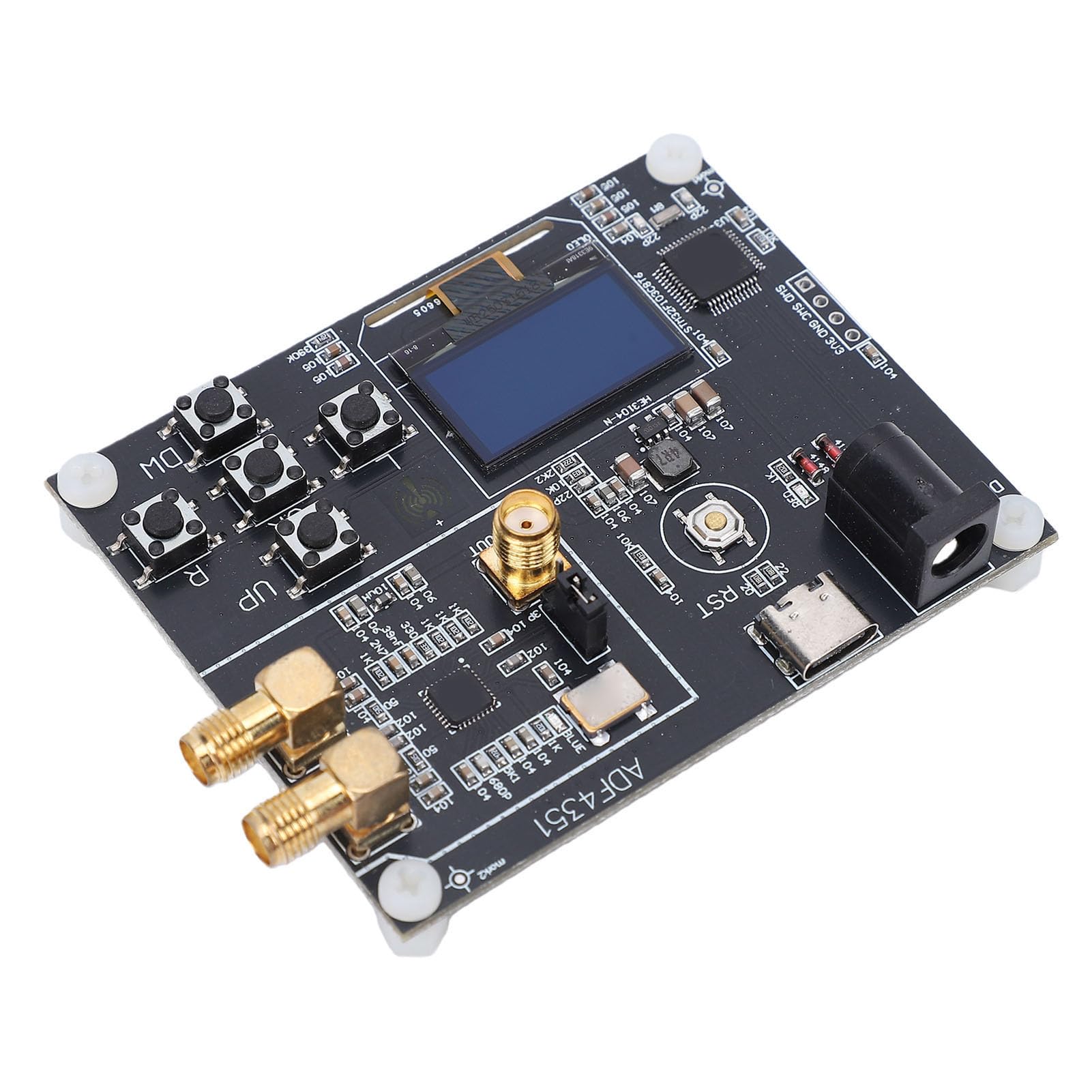 Bewinner Modulo Ad Anello Bloccato di Fase Scheda di Sviluppo Sintetizzatore di Frequenza Ad Alta Precisione per Test RF e Analisi del Segnale 35 MHz-4,4 GHz