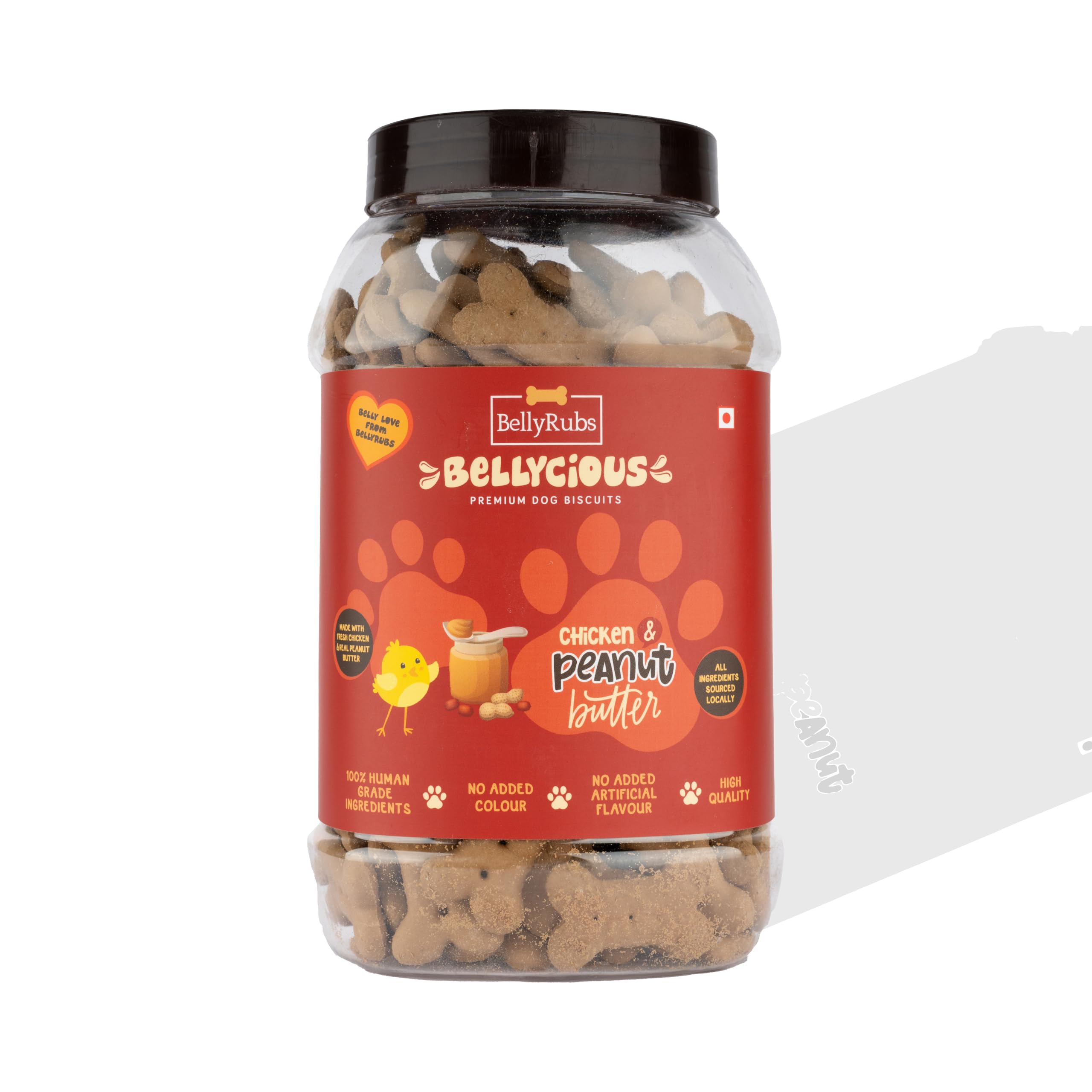 BellyRubs Bellycious Chicken & Peanut Butter Dog Biscuits - 400g Real Chicken Dog Treats - Human Grade Ingredients, All Breed Sizes Dog Food for Snack, Active Behavior & Training (B0D2X553ZS) Amazon Price History, Amazon Price Tracker