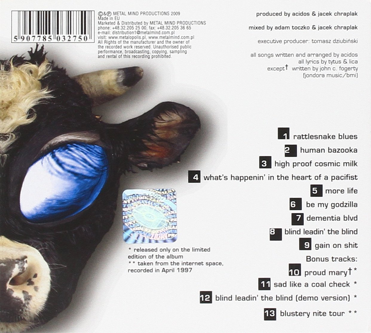 High Proof Cosmic Milk