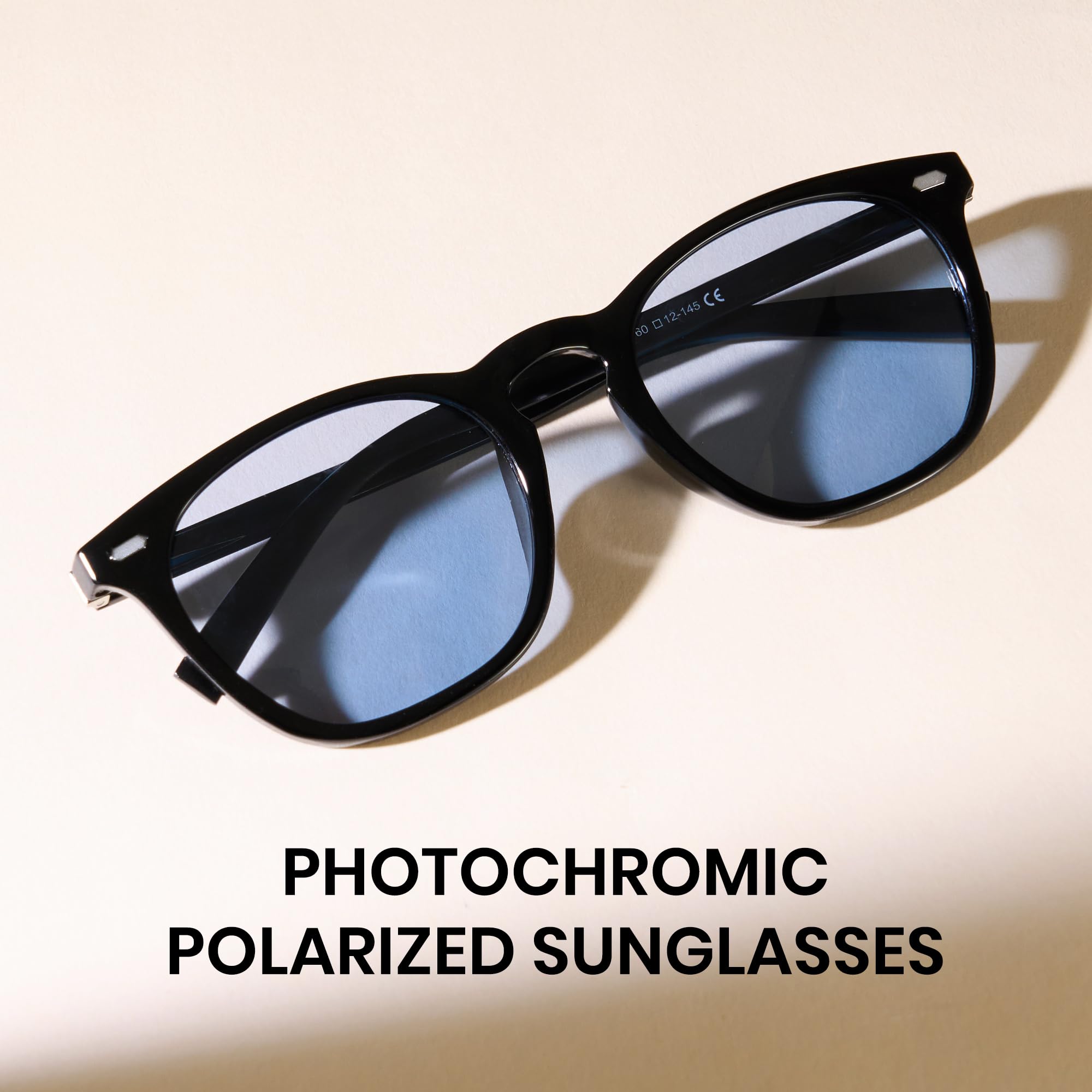 Cyxus Blaulichtfilter Sonnenbrille Herren Damen Klassisch Polarisiert Sonnenbrille Outdoor UV 400 für Fahren Angeln Reisen P1171