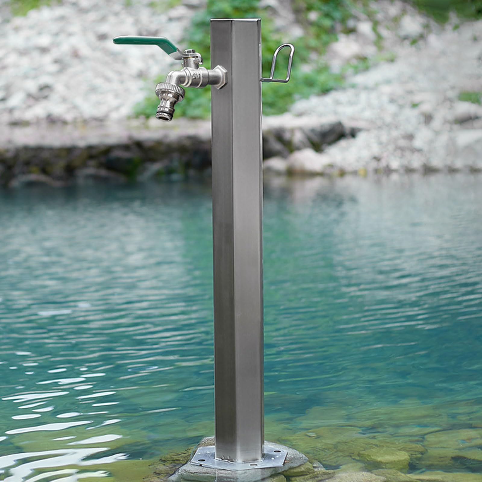 Grifo de jardín independiente para riego de césped y huerto exterior