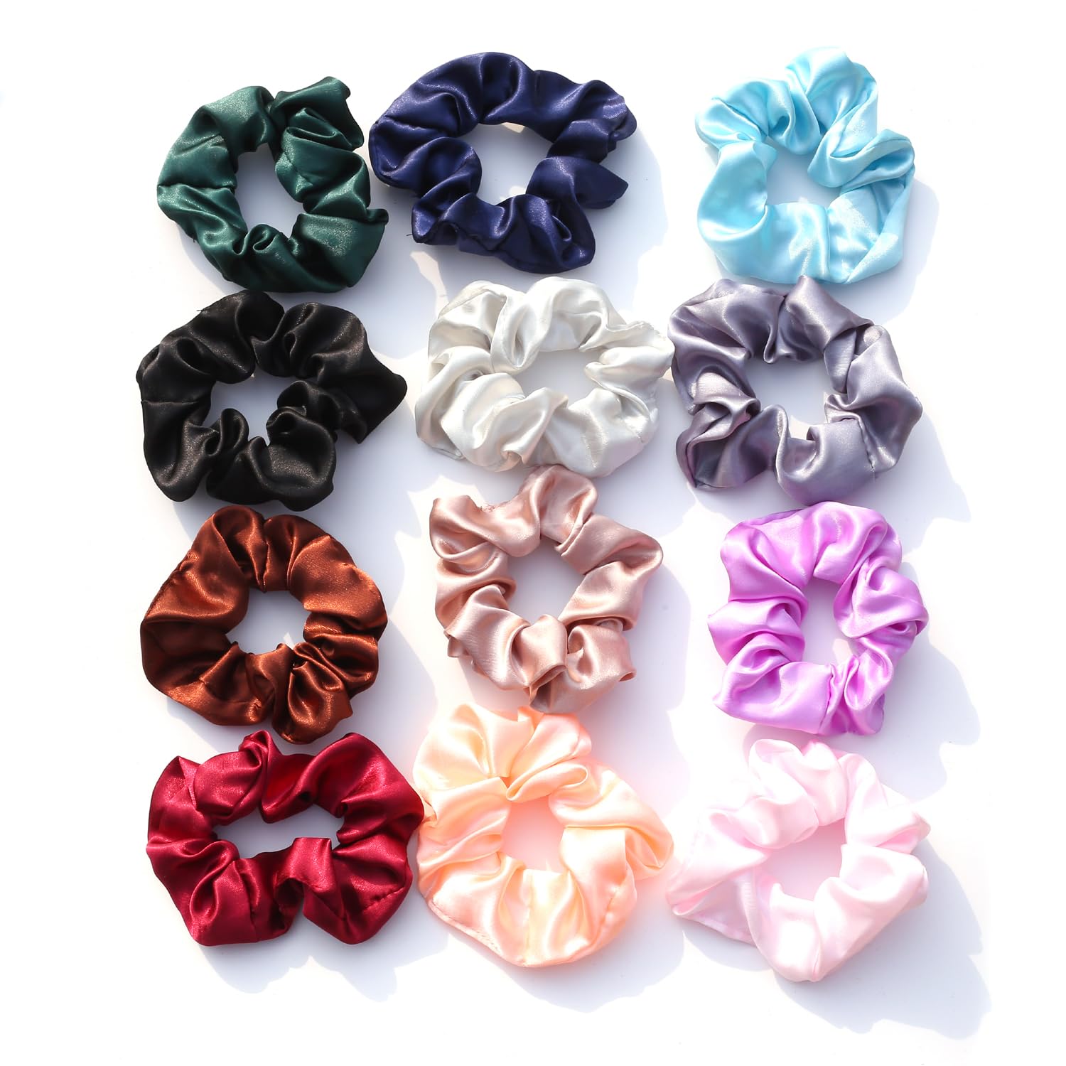 Shining Diva Fashion 12 Pcs Combo Satin Scrunchies for Women and Girls | Same Colors as Pic | Anti-Hair-Breakage, Hair Ties Bands, Silk Scrunchies Set for Girls, Gifts for Girlfriend, Sister, Mom (B0CMX4RC8P) Amazon Price History, Amazon Price Tracker