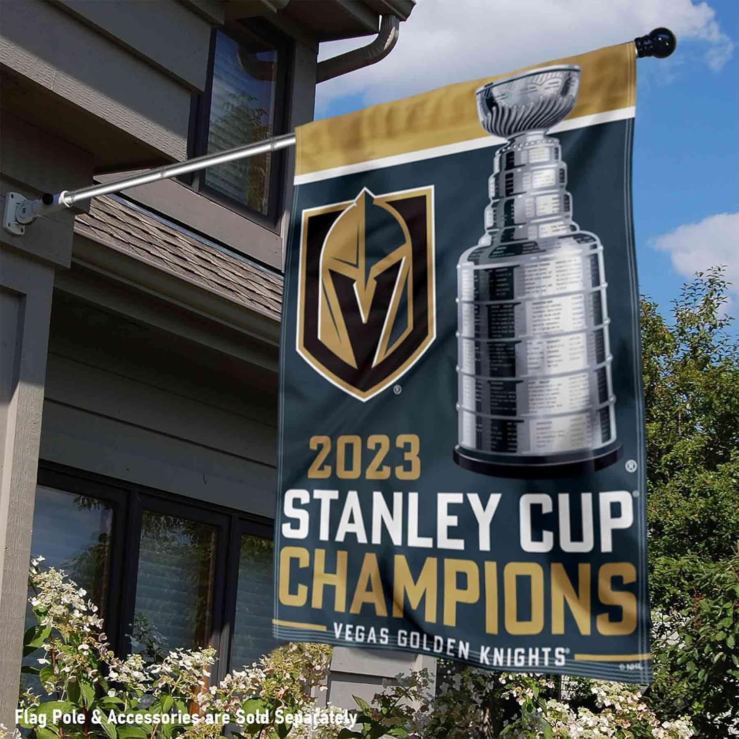 Vegas Golden Knights 2023 Stanley Cup Champions Banner Flag - Image 2