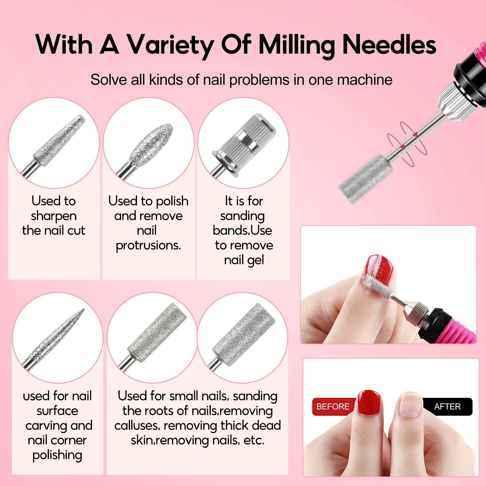 Coscelia Kit Uñas Acrilicas para Extensión Completo con UV Lámpara, Acrilicas para Uñas Profesional Monómero y Limas Para Uñas Manicura Eléctrica, Kit Manicura Semipermanente Uñas Arte Set
