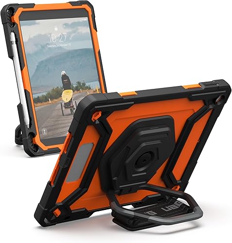 Miniatura 18 de URBAN ARMOR GEAR UAG Diseñado para Funda de iPad 10.2 Negro 9ª Generación 2021 y 8ª Gen 2020 con Correa de Mano Delgada Slim Militar Probado contra