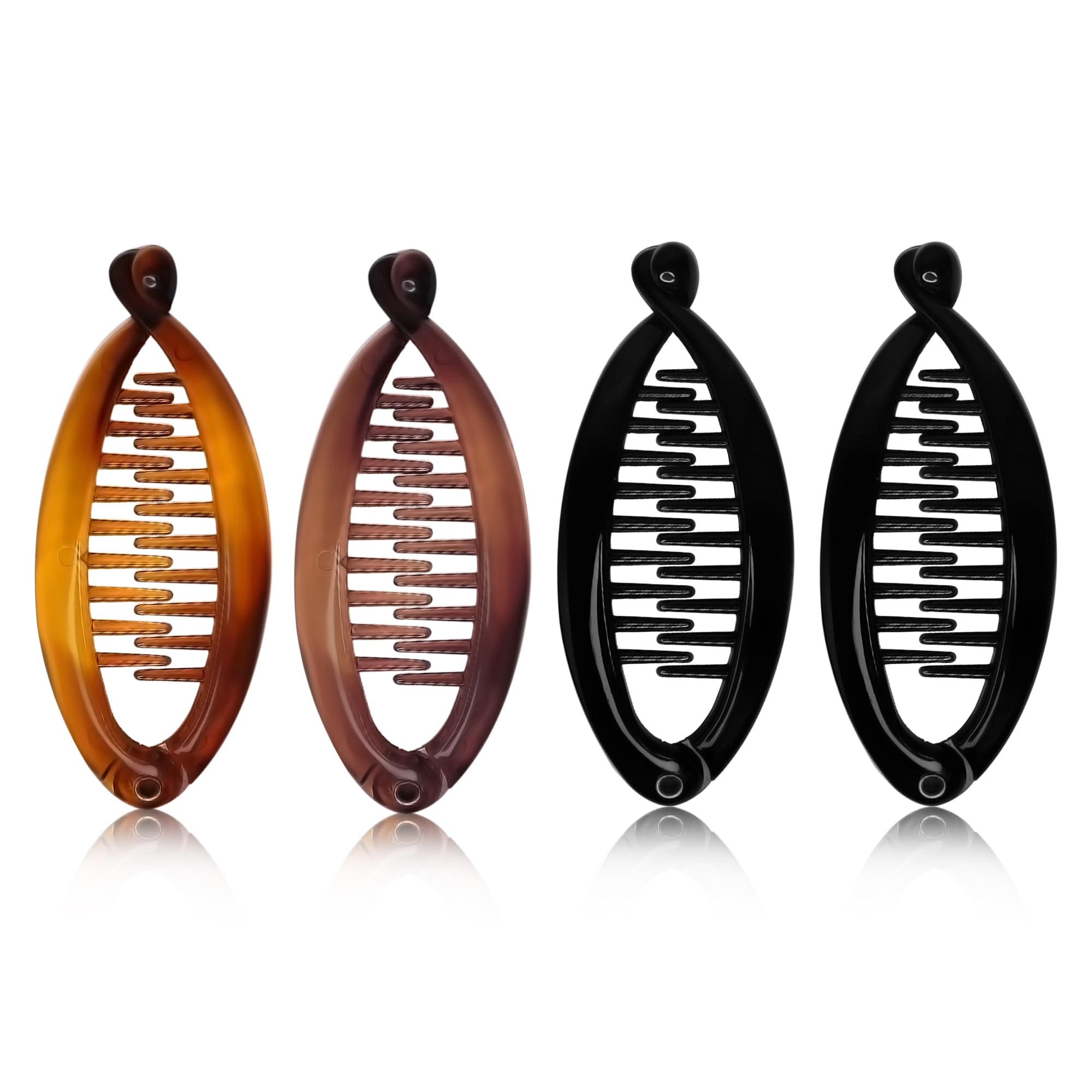 Pinzas para el pelo de plátano pequeñas Sanas accesorios para coletas 8