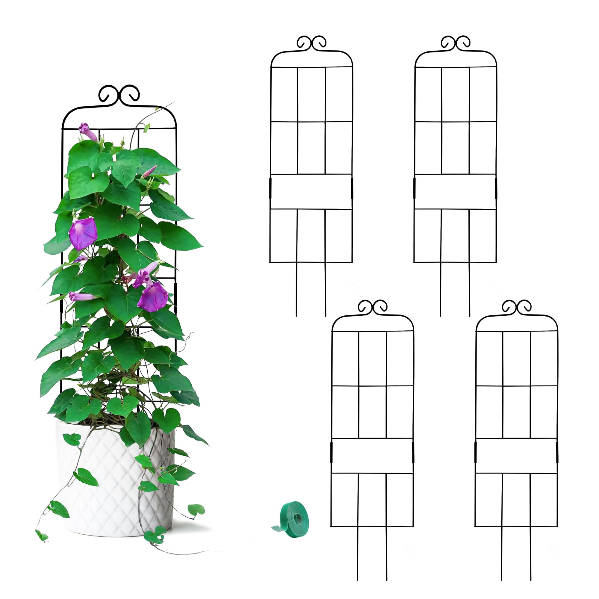 Hensal 4 Pack 31 inch Trellis