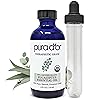 PURA D'OR Organic Eucalyptus Essential Oil (4oz with Glass Dropper) 100% Pure & Natural Therapeutic Grade for Hair, Body, Skin, Aromatherapy Diffuser, Relaxation, Massage, Home, DIY Soap