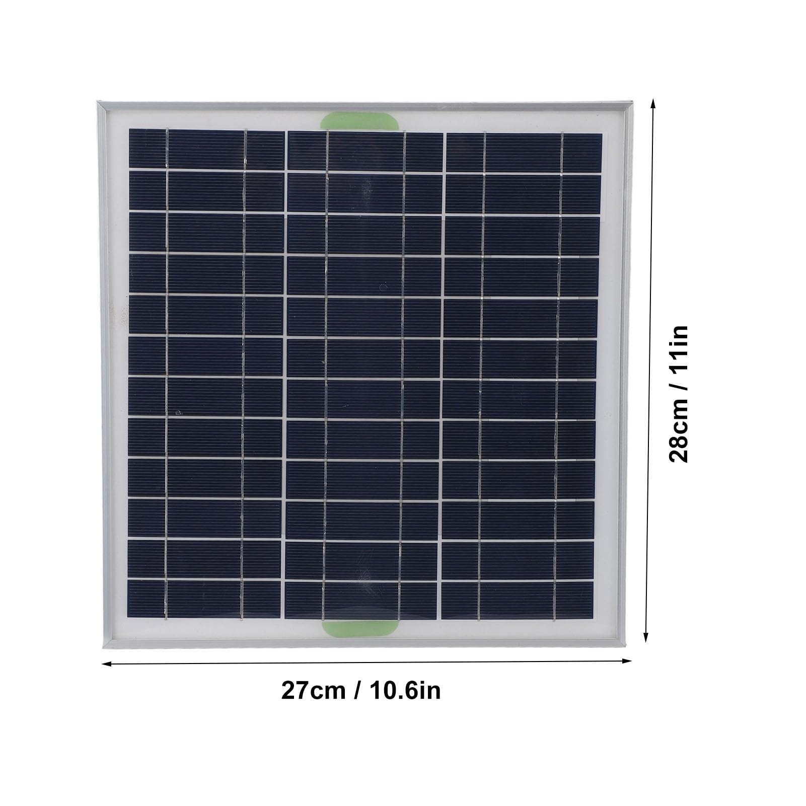 Pannello Solare 50W, Kit di Ricarica Impermeabile | Conversione energetica ad alta efficienza, silicio monocristallino durevole, comoda ricarica per auto OBD