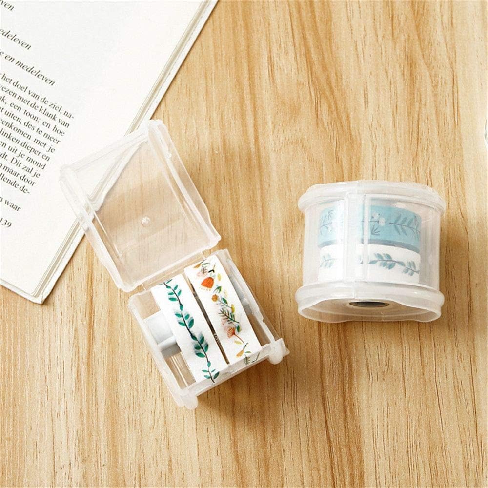 Dispenser per nastro adesivo, Dispenser for nastro adesivo da tavolo - Supporto for nastro adesivo magico in plastica trasparente for un facile taglio e organizzazione