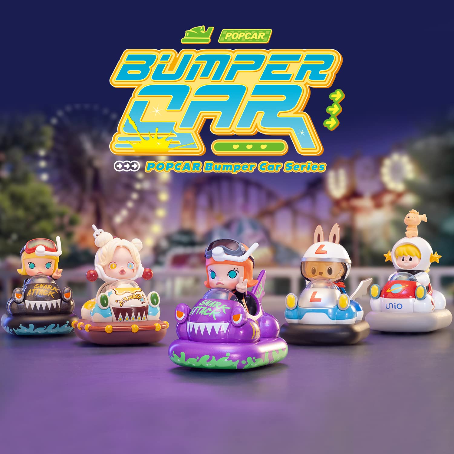 Amazon.com: POP MART POPCAR - Caja exclusiva de figuras de acción