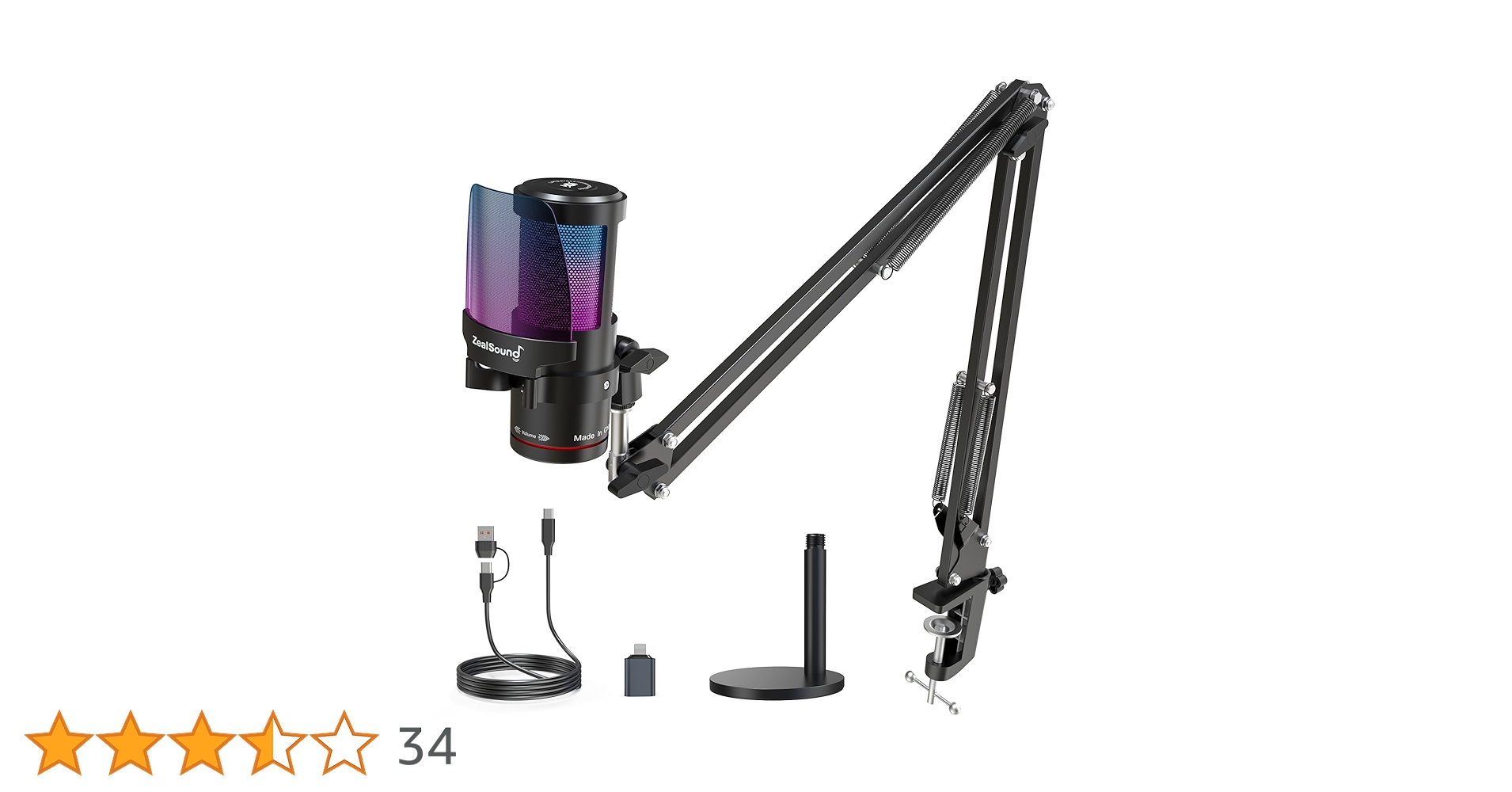 マイク コンデンサーマイク　スタンド式　ゲーミングマイク Amazon.co.jp: Zealsound USB ゲーミングマイク *Phoneマイク