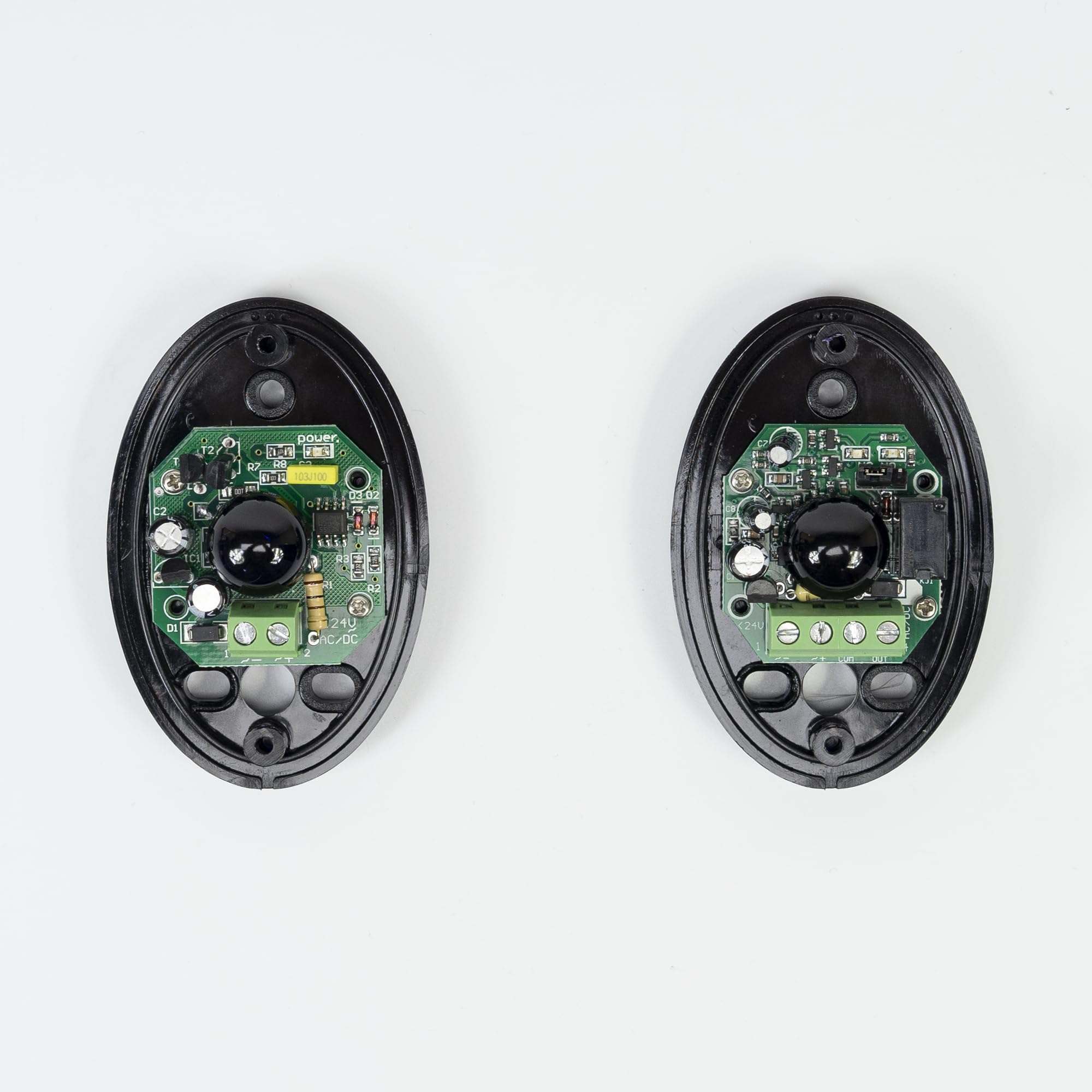 PNI CEL130 Fotocellule a infrarossi per cancelli, 12V–24V AC/DC, adatte per automazioni di cancelli battenti o scorrevoli