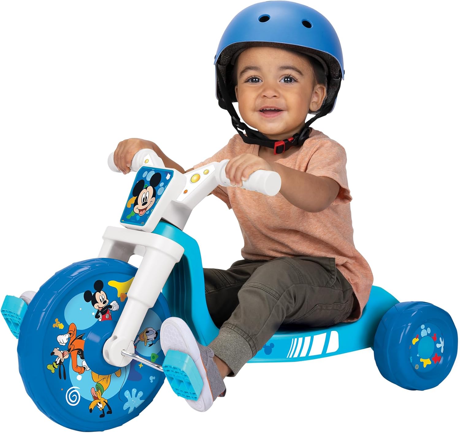 MICKEY MOUSE RideOn 10" Fly Wheels Junior Cruiser Tricycle with Sounds Toddler