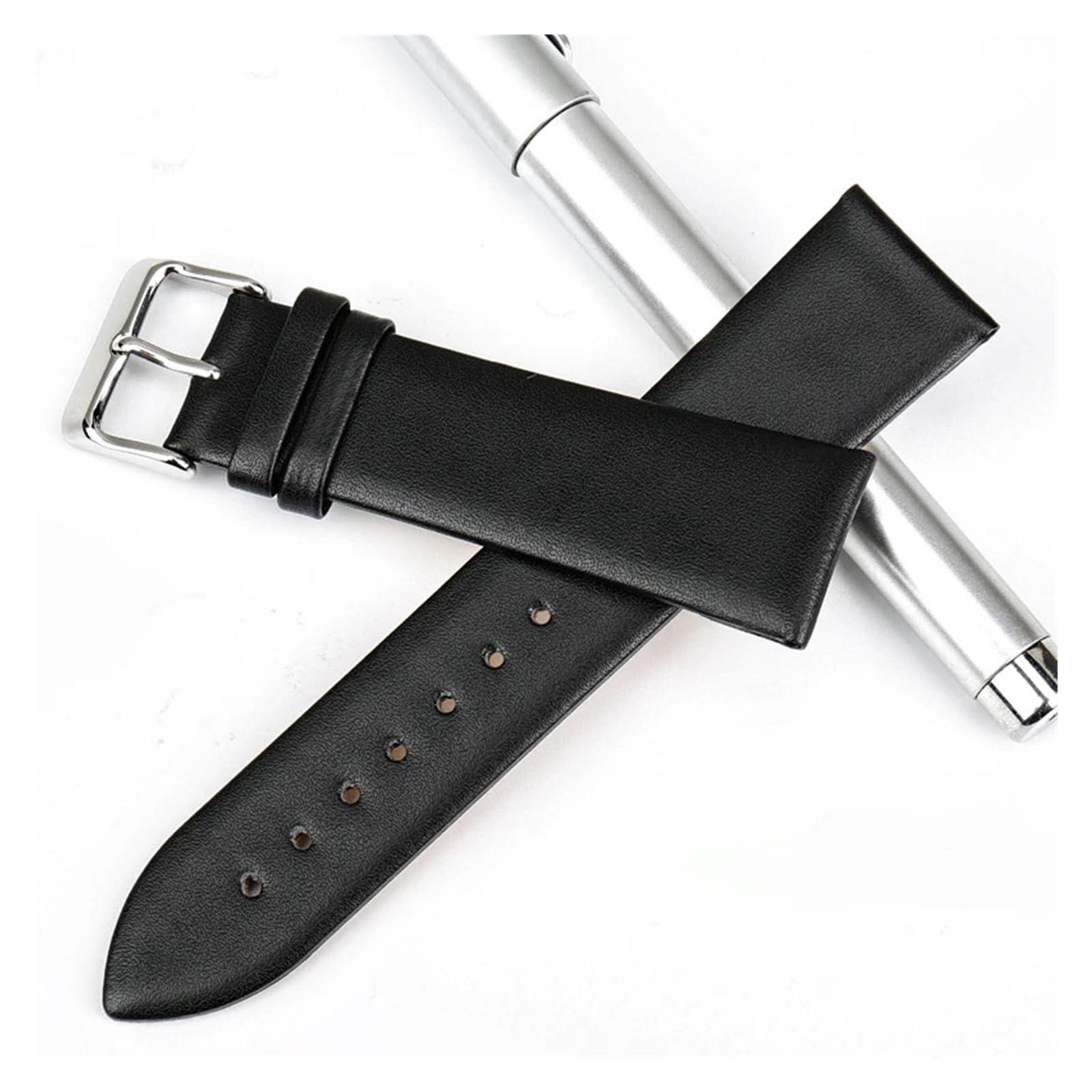 Cong Yi Bracelet De Montre En Cuir Véritable, Accessoires, Noir