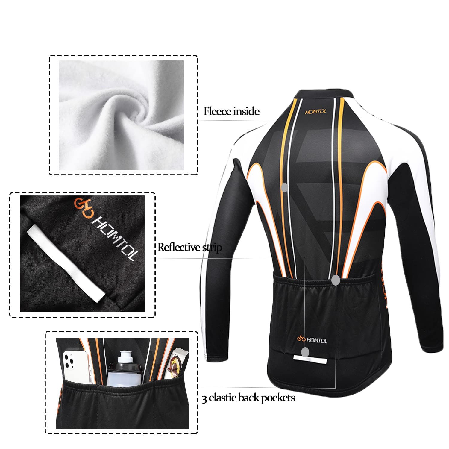 Maglia da ciclismo da uomo a maniche lunghe in pile termico Abbigliamento ciclismo invernale Pantaloni da ciclismo con fondello + gel 9D Tute da ciclismo
