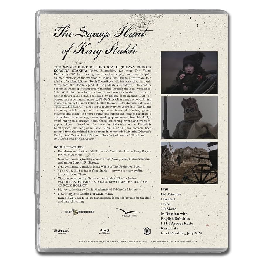 The Savage Hunt Of King Stakh [Blu-ray]: Amazon.ca: Various