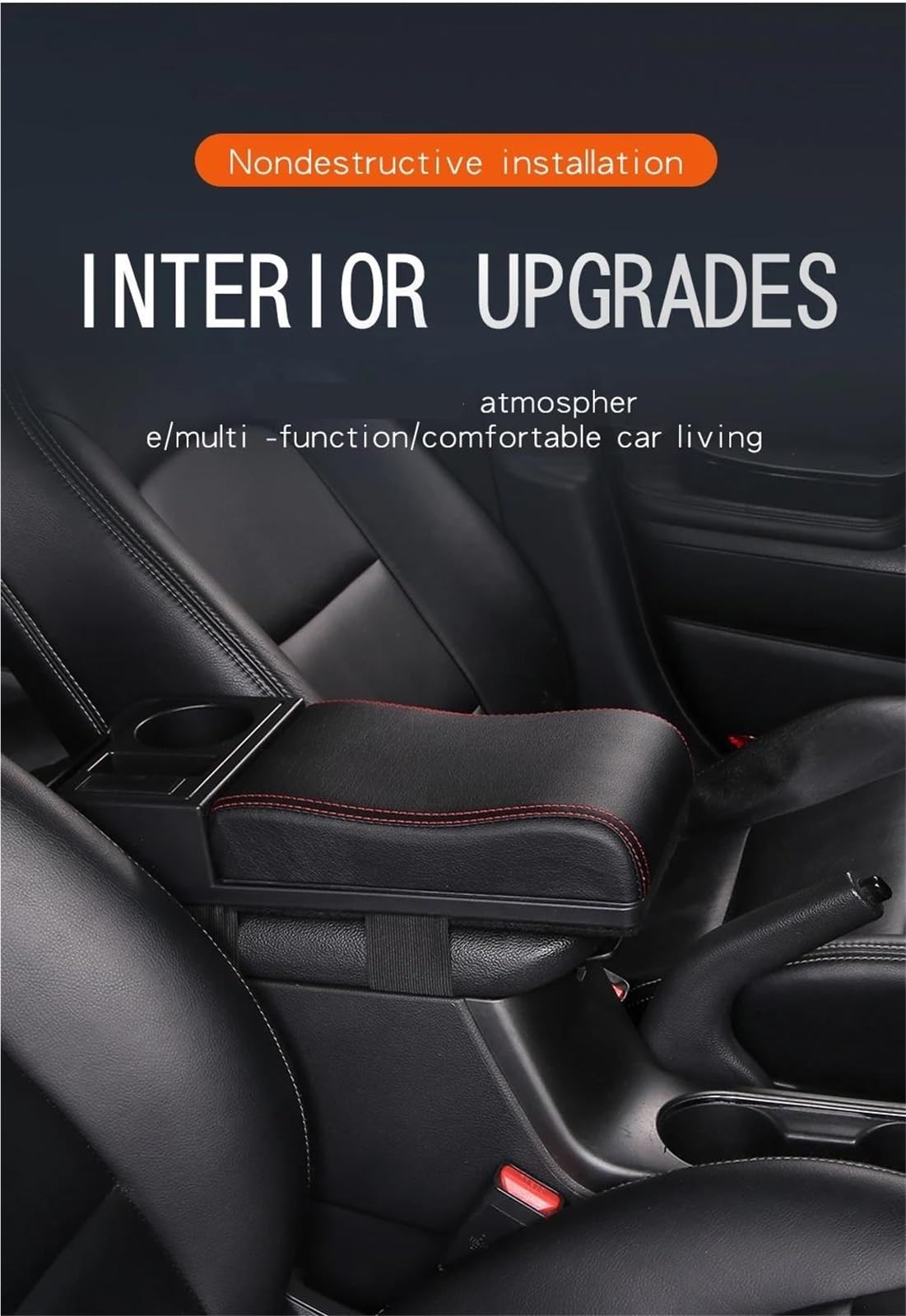 Copribracciolo Auto Universale Supporto Bracciolo Per Auto | Resistente Rivestimento Del Bracciolo Centrale, Rivestimento Morbido E Resistente All'usura CPXCTZFZUB