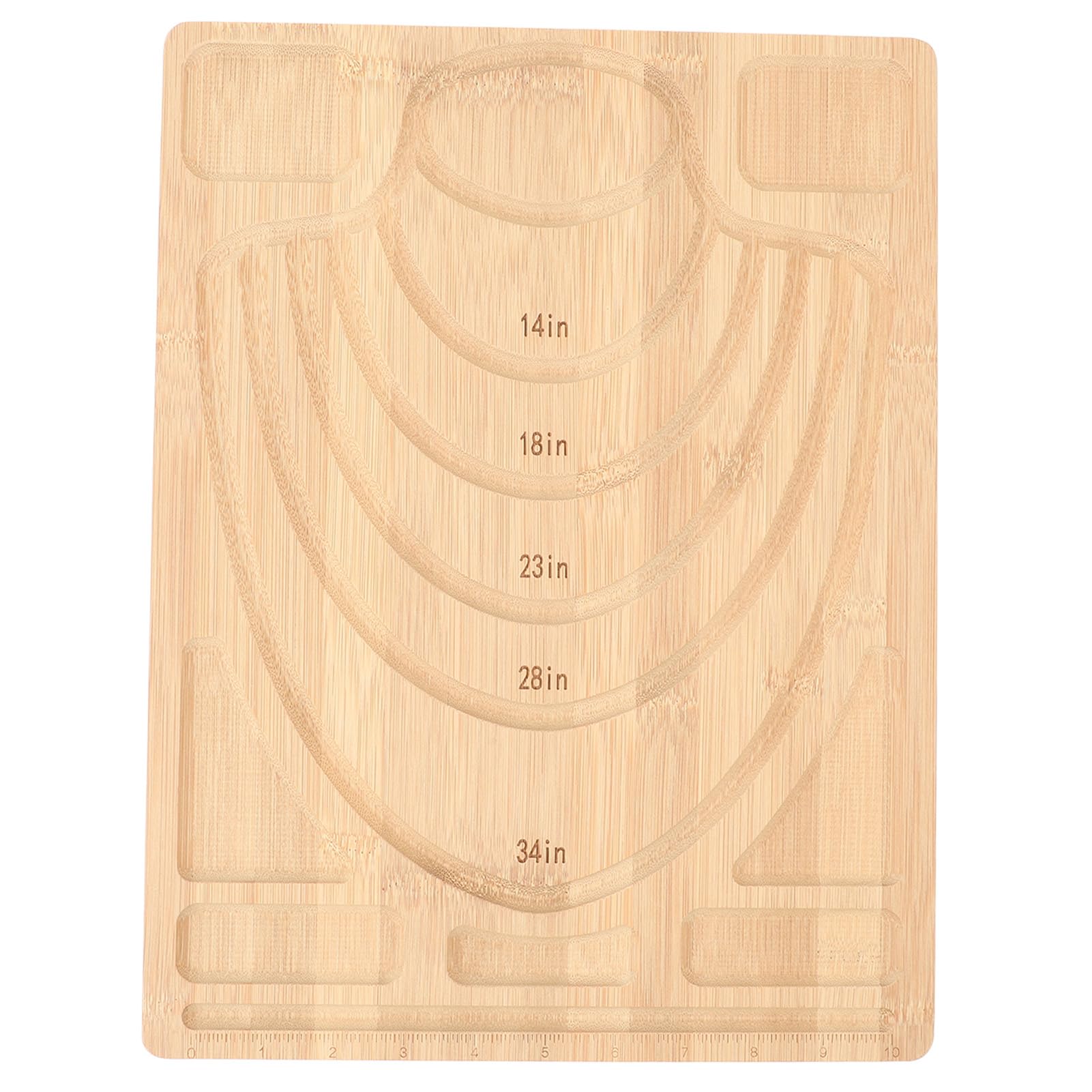 Planche à perles combo en bambou pour atelier de bijoux maison