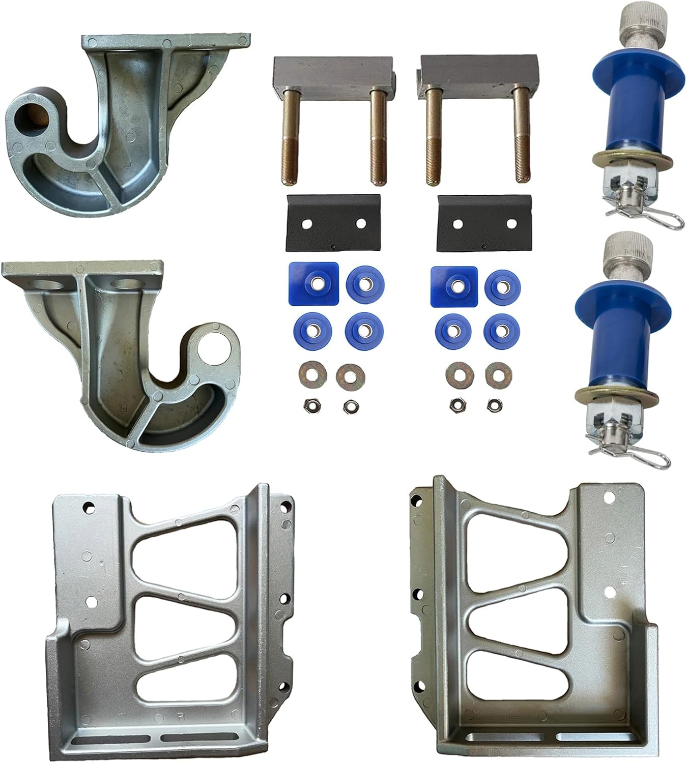 Lower Hood Hinge Bracket Pivot Bushing Bolt Kit for Peterbilt 378 379