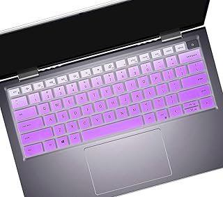 Keyboard Cover for 14" Dell Inspiron 14 5410 5415 5418 5420 5430 5425/Inspiron 14 7415 7425 7430/Inspiron 13 5320 5310 13.3"/Inspiron 16 5630 5625 5620 7630 7620,Dell Latitude 3320 3420-Gradual Purple