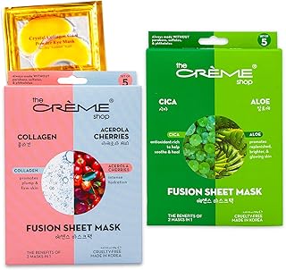 The Crème Shop Paquete de mascarillas faciale...