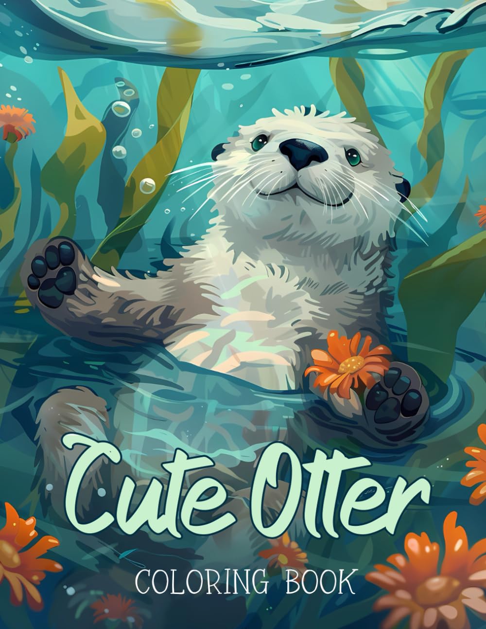 Cute Otter Coloring Book: Cute Kids Coloring Book with Beautiful and Relaxing Sea Otters Designs, Nature and So Much More. Perfect Gift for Otter Lovers.