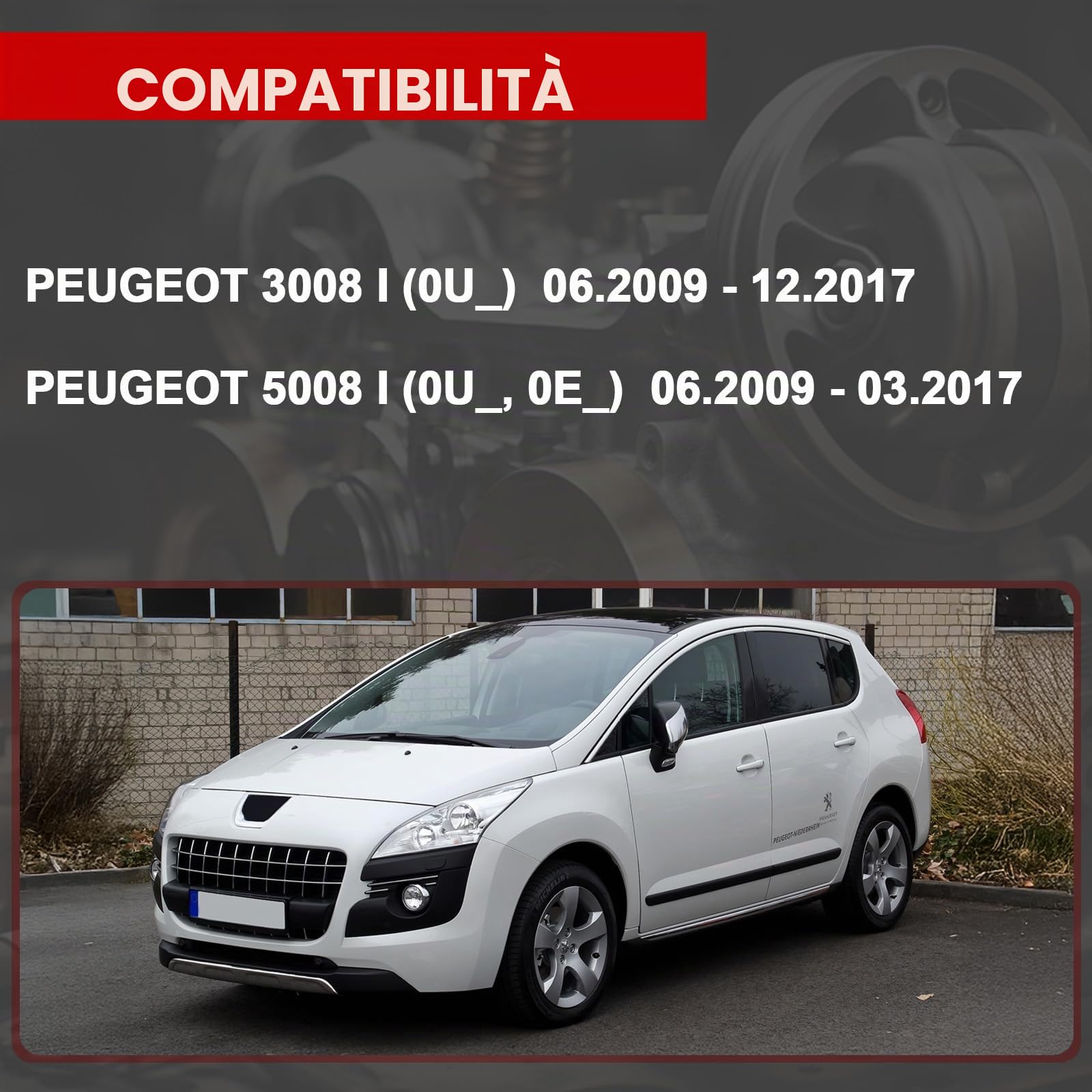 Interruttore alzacristalli elettrico Flydida, interruttore alzacristalli elettrico anteriore sinistro adatto per 3008 5008 Wagon 2009-2015 codice articolo 6490X5 6490.X5 96650621ZD 96650620ZD manuale