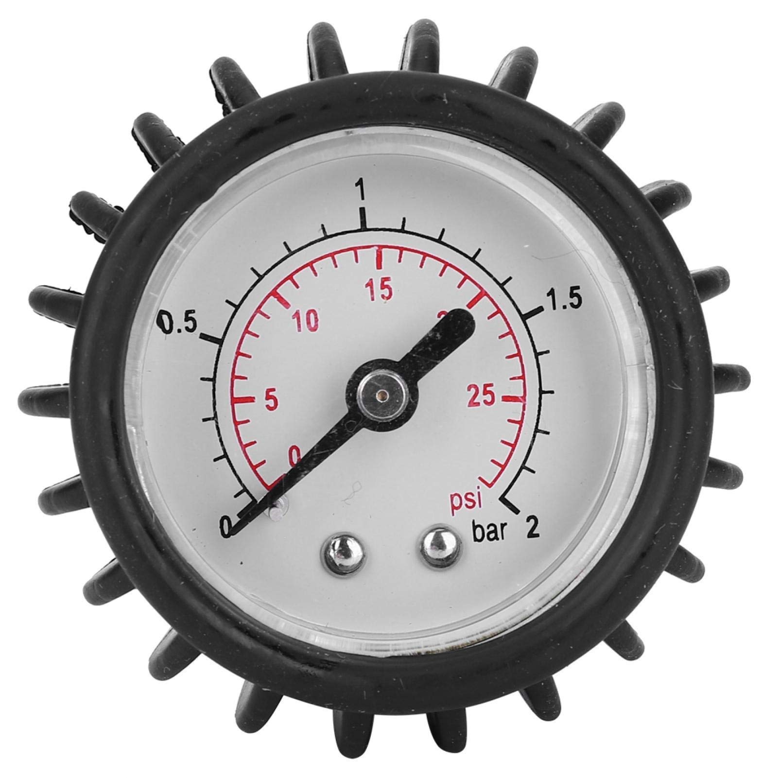 Demeras Luftdruckmesser 30PSI Gummiboot Luftdruckmesser Messung Schlauchboot Einzelbarometer