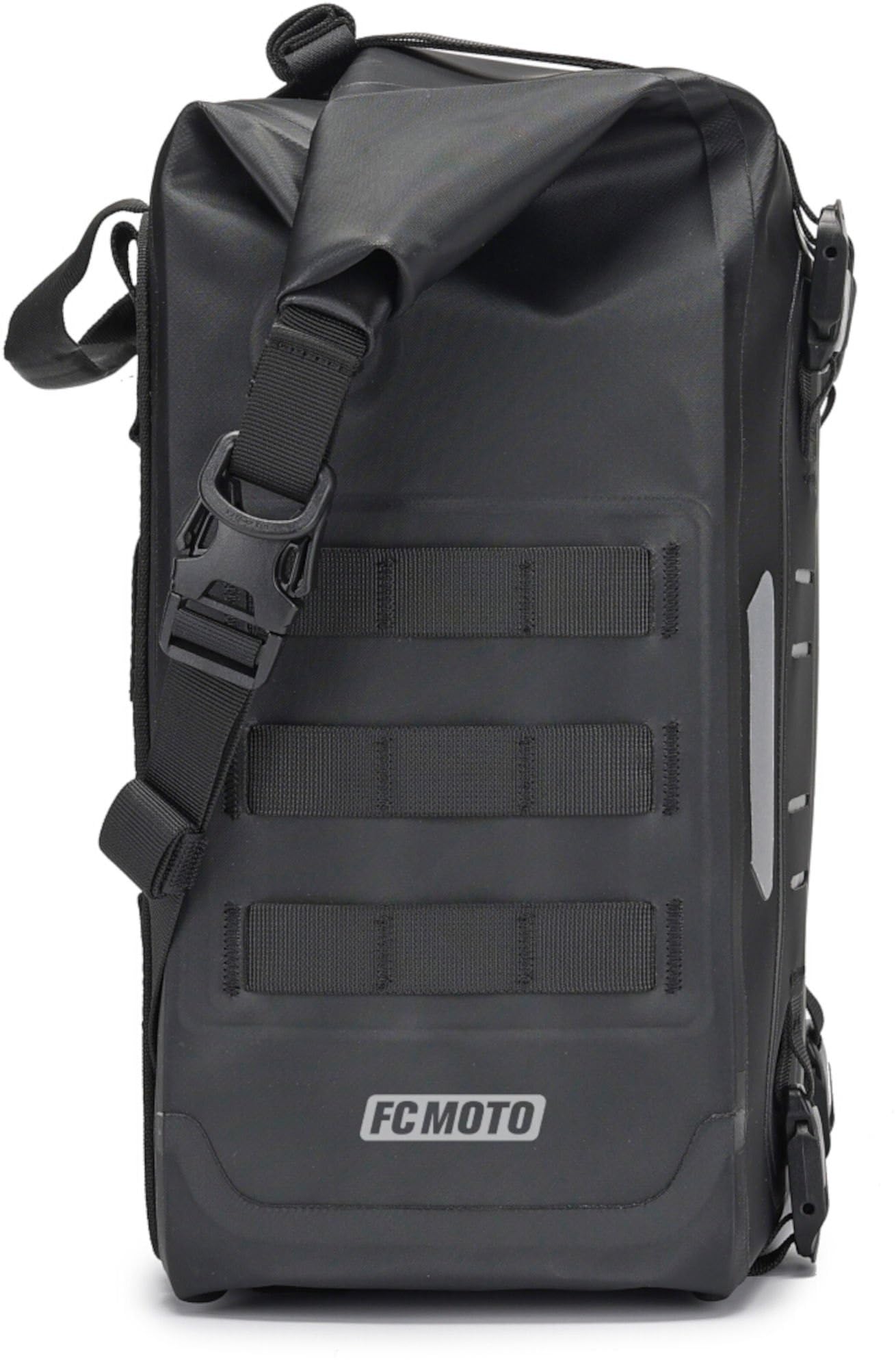 FC-Moto Ever-ST 34 L Set di borse da Sella, Nero Carbone