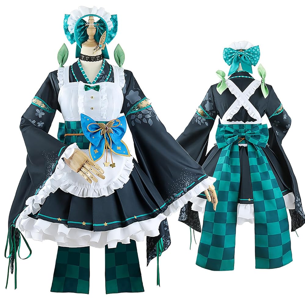にじさんじ ぽむ れいんぱふ コスプレ ハロウィン メイド服 コスプレ Amazon.co.jp: [milky time] にじさんじ ぽむれいんぱふ