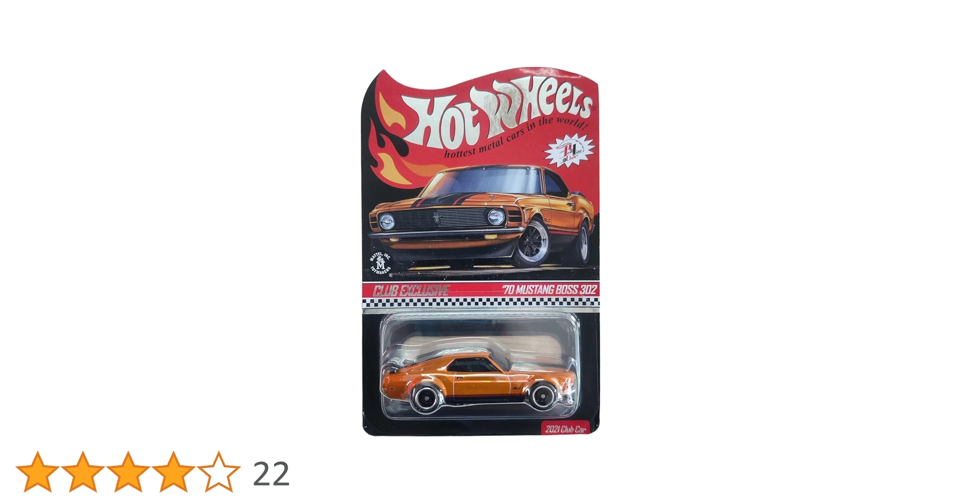 2021 RLC ホットウィール '70 Mustang Boss 302 Hot Wheels 2021 RLC '70 Mustang Boss 302 Black/Orange