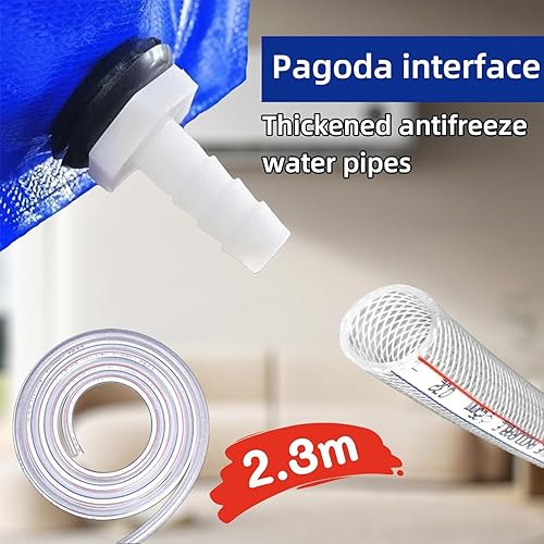 Miniatura 2 de Cubierta de limpieza de aire acondicionado, 11 piezas de mini bolsa de limpieza dividida con rociador de alta presión de 2 L, kit de limpieza de CA