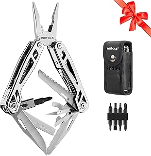 Multitool with Pocket Knife, Birthday Gifts for Men Women Mom Dad, WETOL...