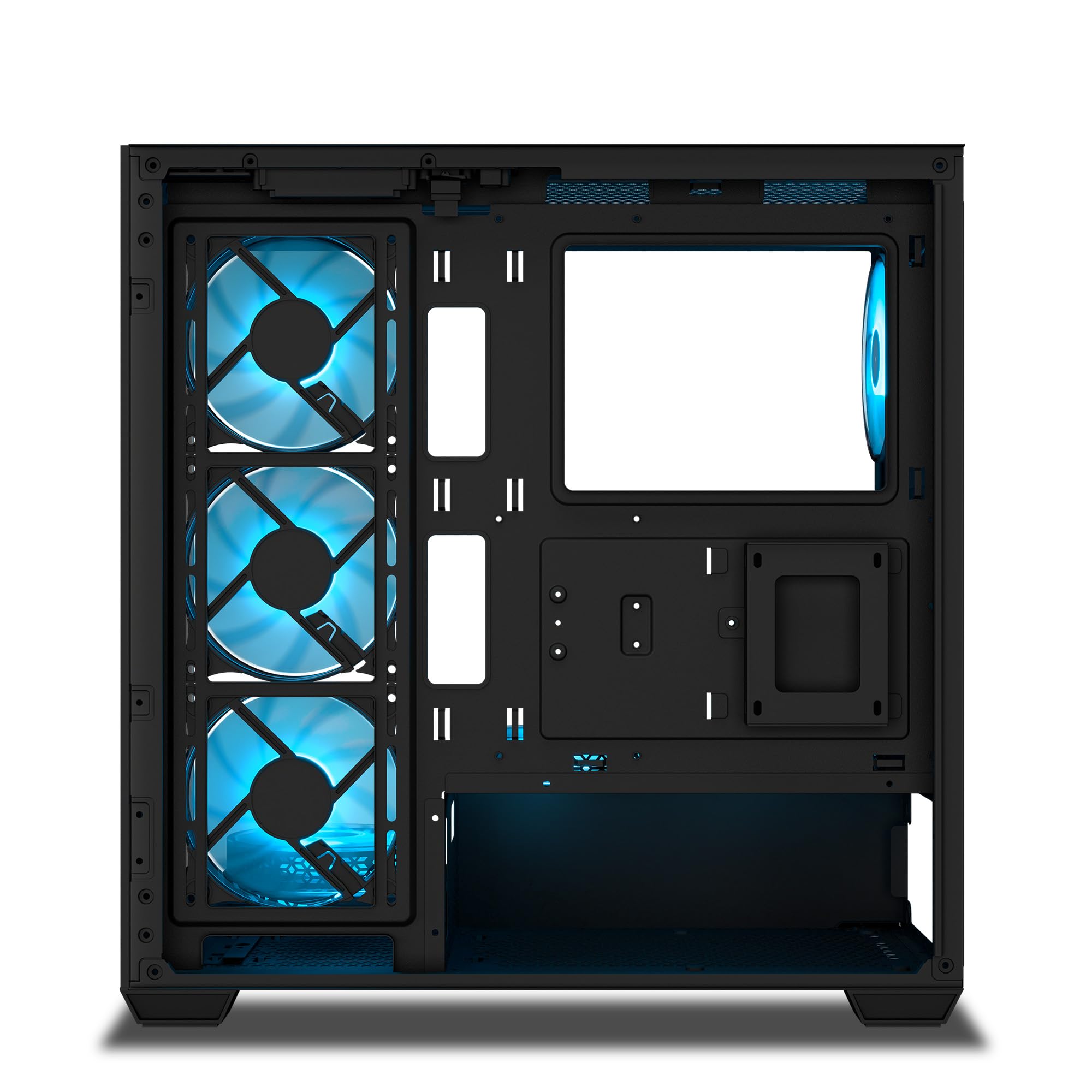 Ant Esports Crystal X7 Gaming Case - Black -11 Ant Esports Crystal X7 Gaming Case - Black -11