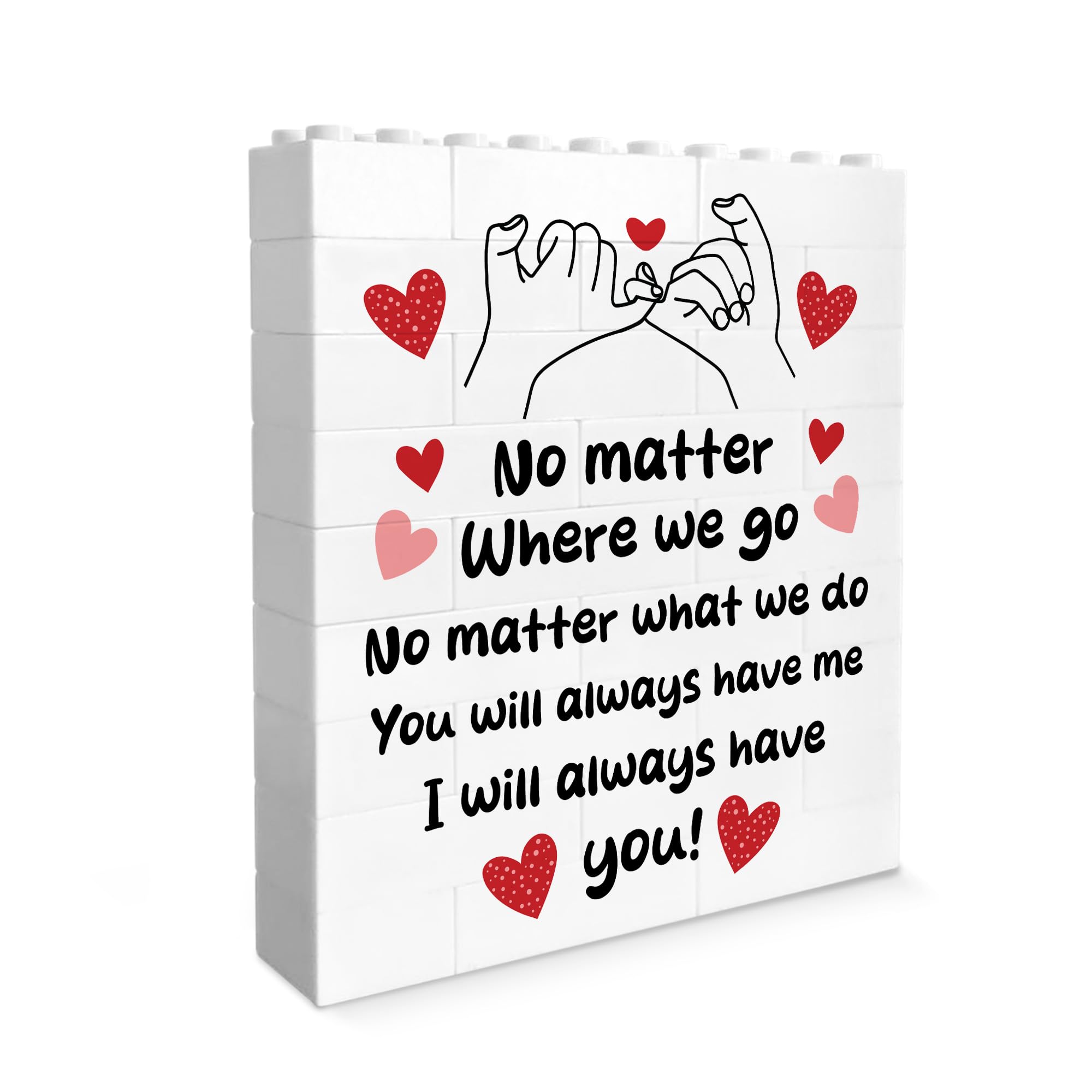 Red Ocean Friendship, Building Blocks, Puzzle, For Her, For Best Friend, Bestie, Birthday Best Friend, Christmas