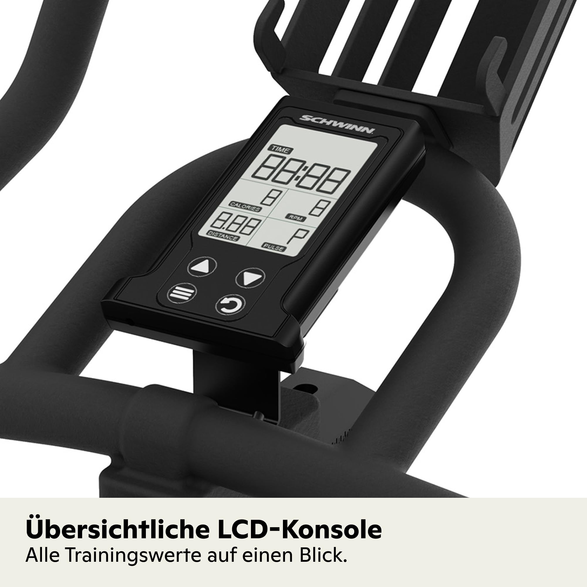 Schwinn Fitness 700IC Indoor Cycling Bike – 18 kg Schwungrad, leiser Riemenantrieb, verstellbarer Sitz und Lenker, SPD Pedale, Tablet Halter – Studioqualität für zuhause