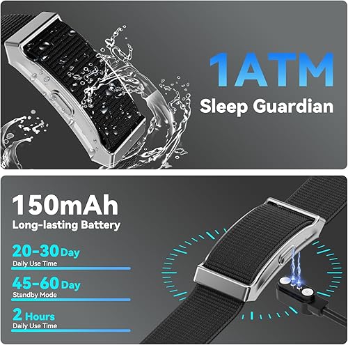 Miniatura 6 de Pulsera inteligente de salud, banda de seguimiento de actividad y fitness, rastreador de sueño 24 horas, frecuencia cardíaca continua durante todo