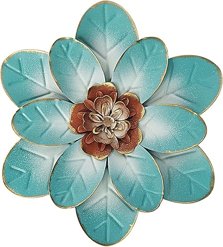 Weekhai Escultura Art Deco de metal de 10 pulgadas adecuada para colgar en el patio jardín dormitorio sala de estar baño oficina hogar regalo hecho