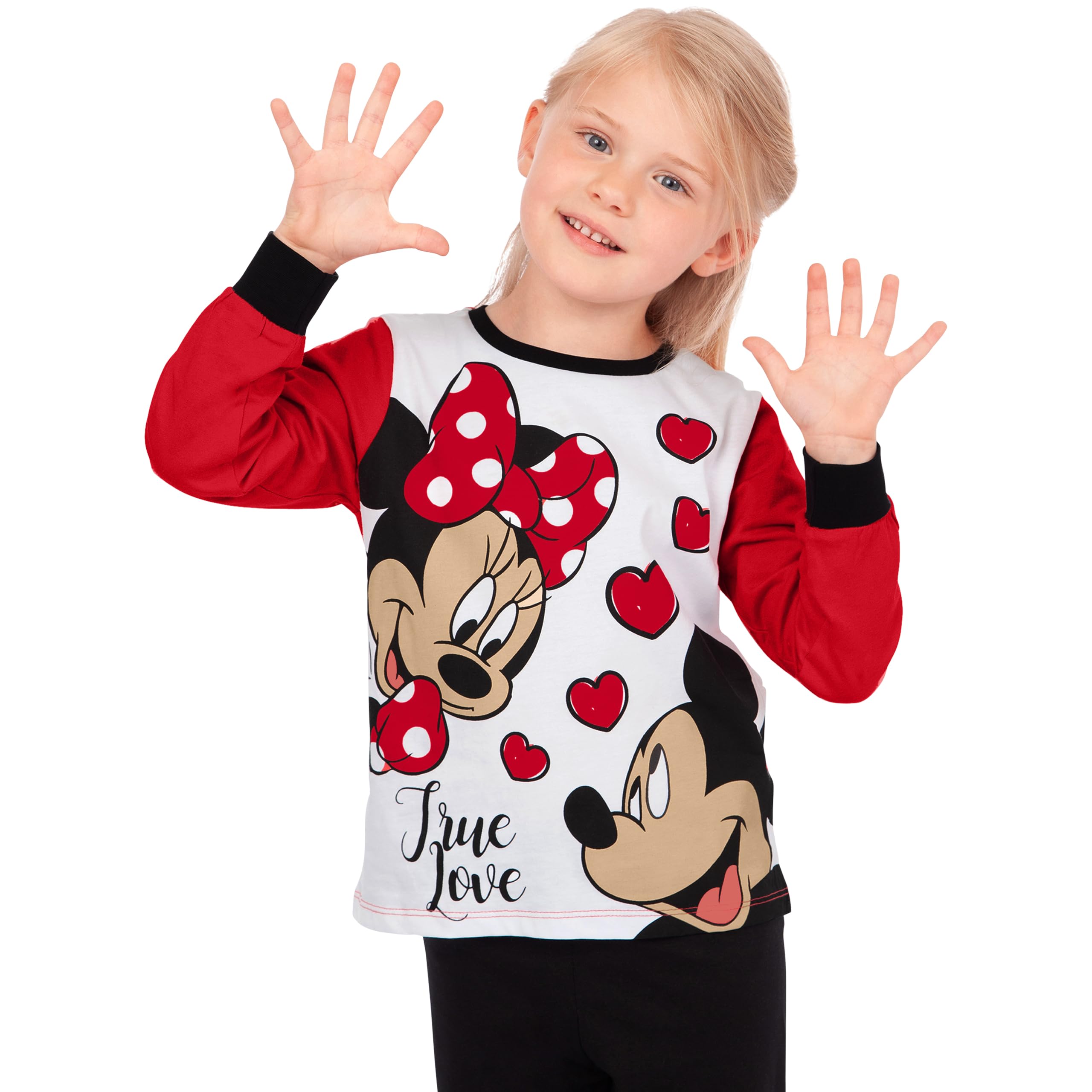 Disney Pigiama per Ragazze Minnie Mouse 2 Pack Multicolore 18-24 Mesi