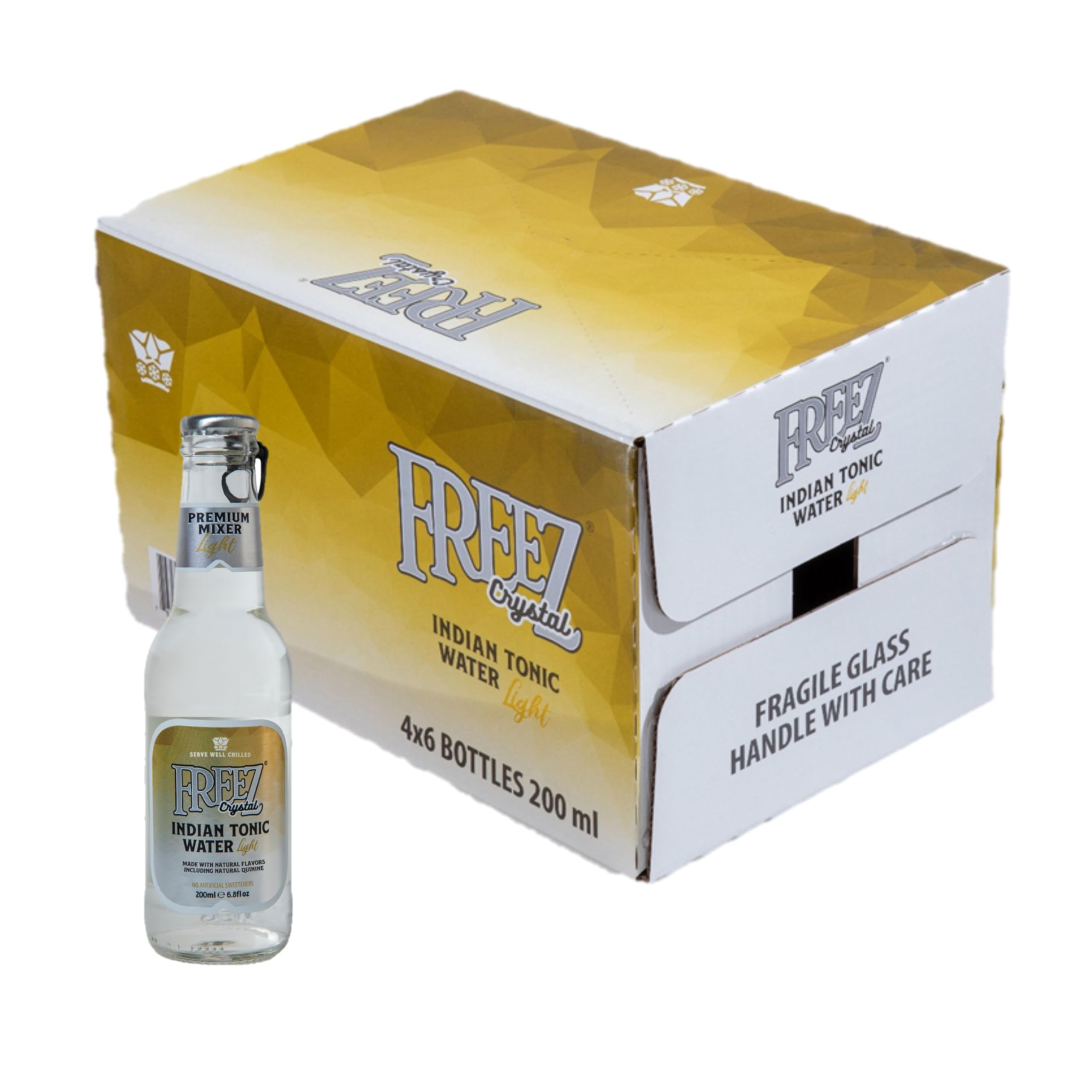 FreezCrystal Light Indian Tonic Water 24 x 200 ml