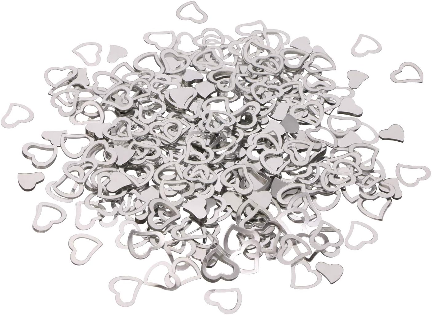 ONLYKXY 1200Pcs Love Heart Shaped Confetti, Table Wedding