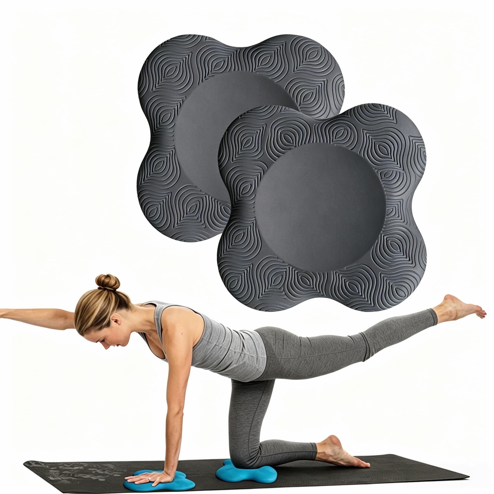 Yoga Knee Pad Cushion Extra Thick for Knees Elbows Wrist Hands Head Foam Yoga Pilates Work Out Kneeling pad