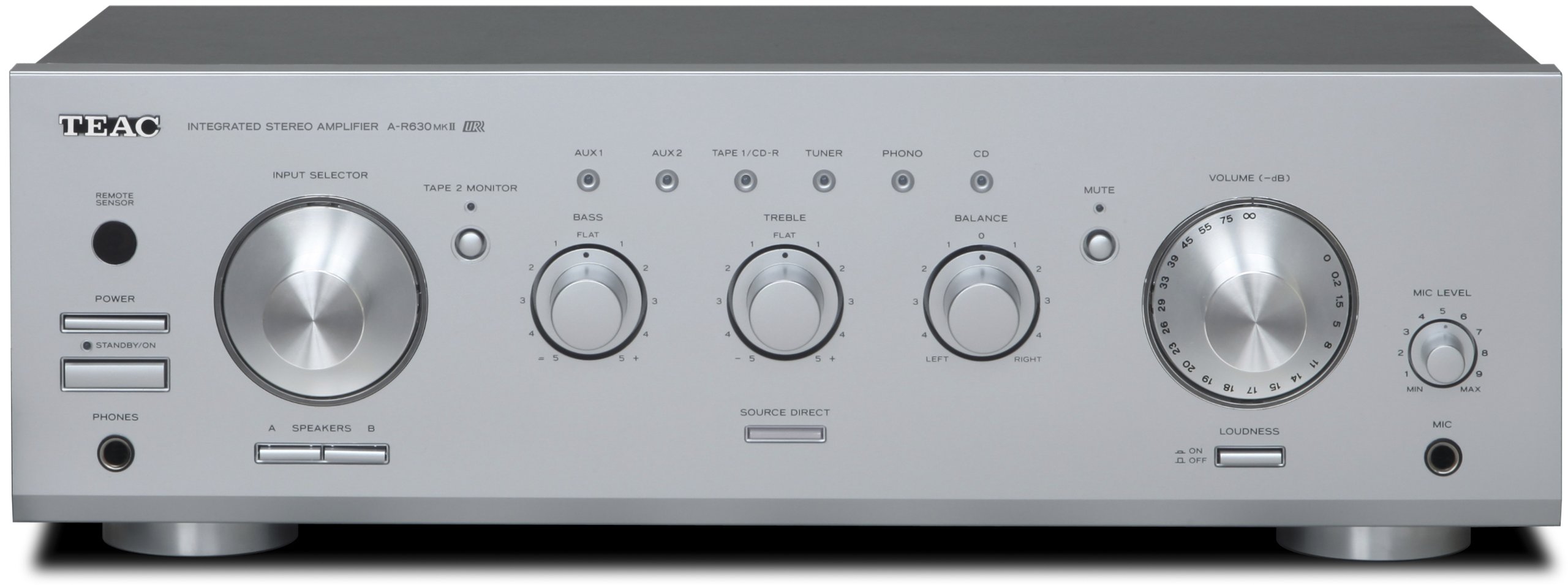 Amazon.co.jp: TEAC ステレオプリメインアンプ シルバー A-R630MKII-S 
