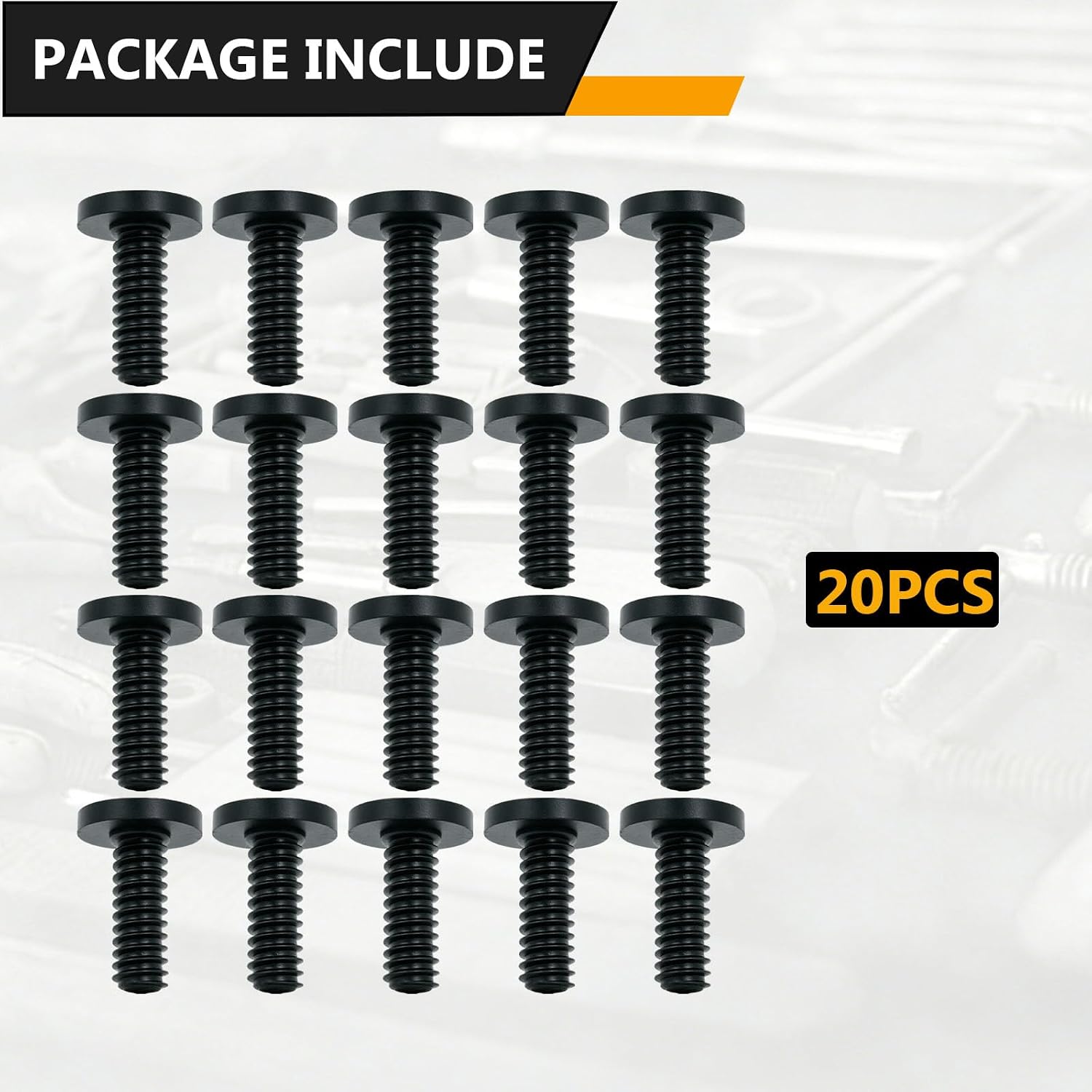 Black Long Replacement Bolts Compatible with Suncast Storage Sheds image 4
