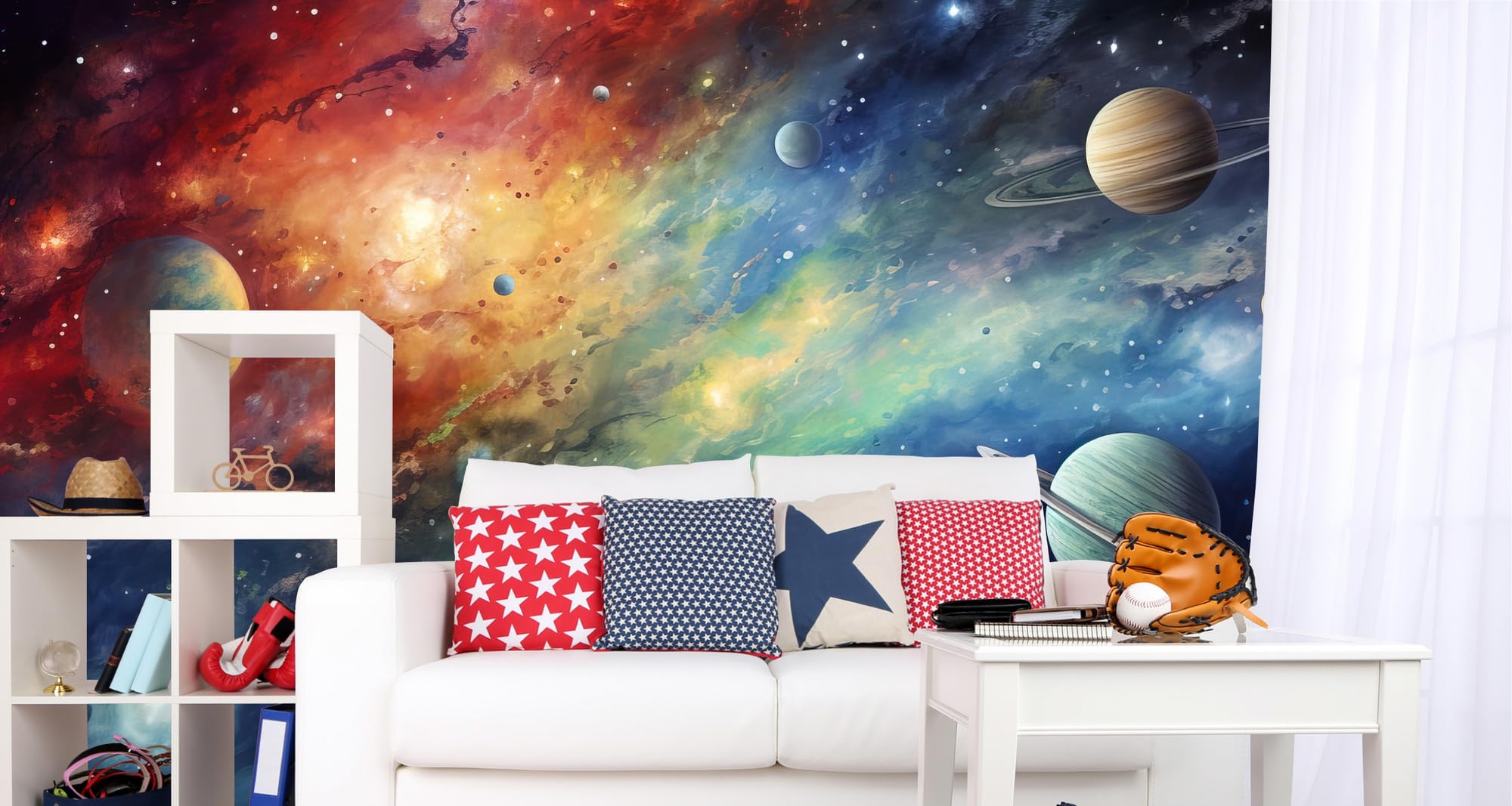 Muralo Papel Pintado en TNT 3D, Galaxia - 400x280 cm