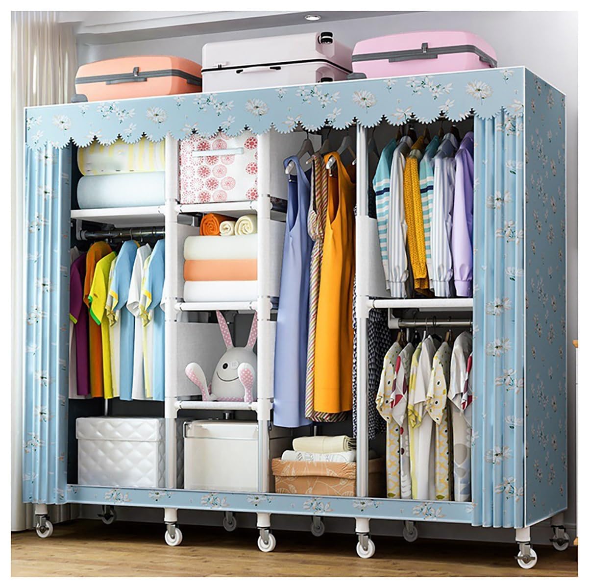 Portable Closet On Wheels