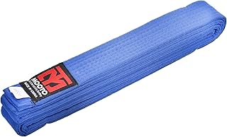 حزام كاراتيه عالي الجودة لبدلة الكاراتيه مصنوع من مواد غير سامة وتدوم طويلا من سيتي ستار سبورت - ازرق، للبالغين من الجنسين , EU 38