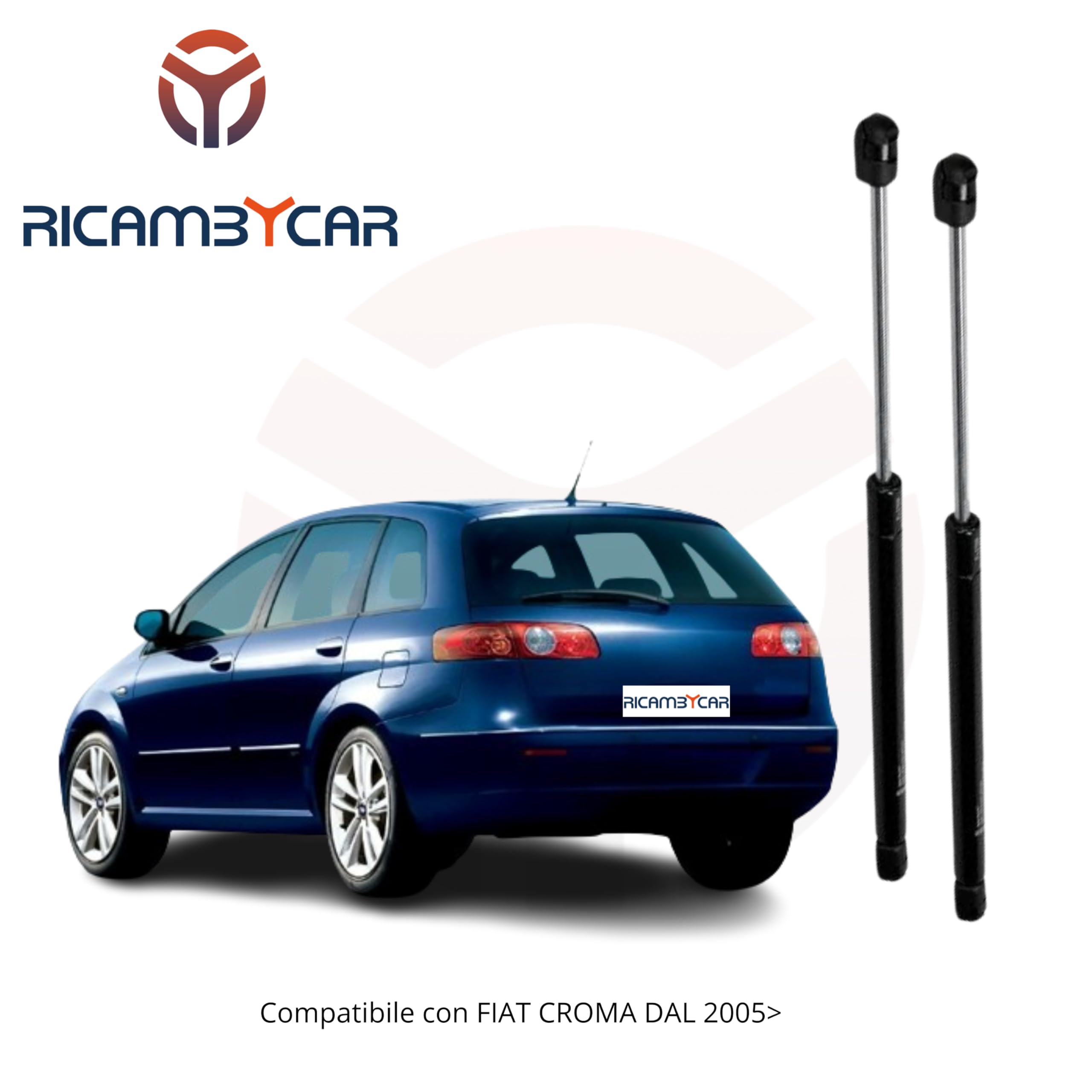 Coppia Molle a Gas Portellone Posteriore Compatibile con FIAT CROMA 2005 > in poi